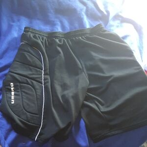 Umbro Black Padded Athletic Men's Shorts